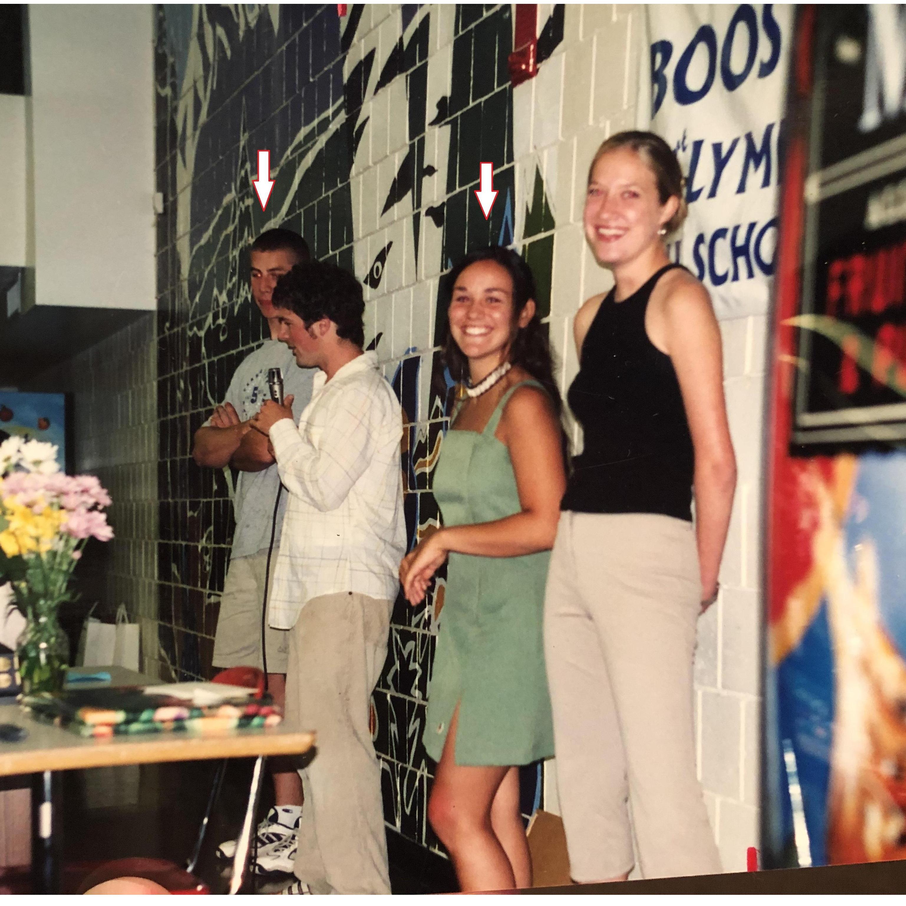 Our first picture together!  LOLHS Lacrosse banquet, 2001!
