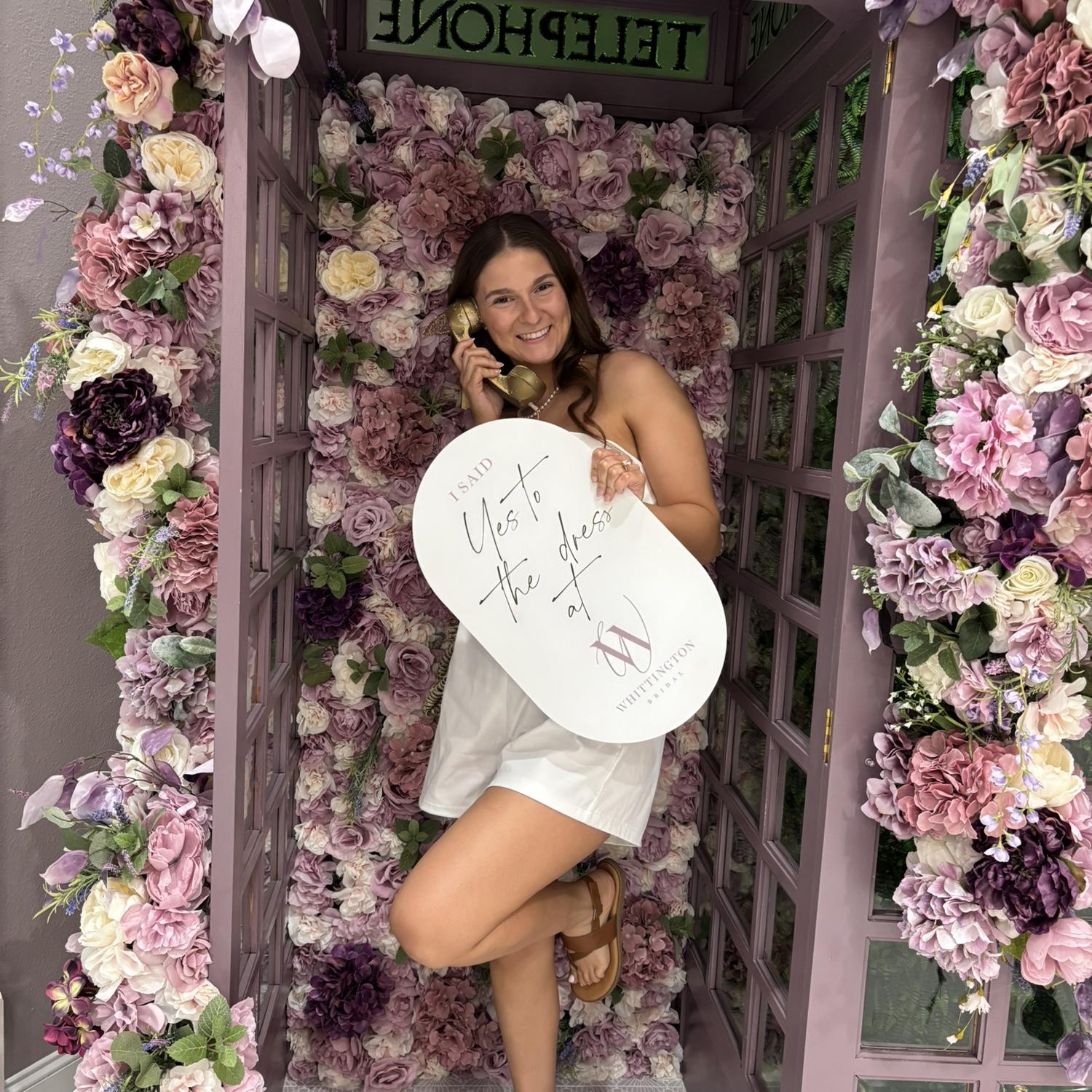 The day the Bride bought her wedding dress at Whittington Bridal