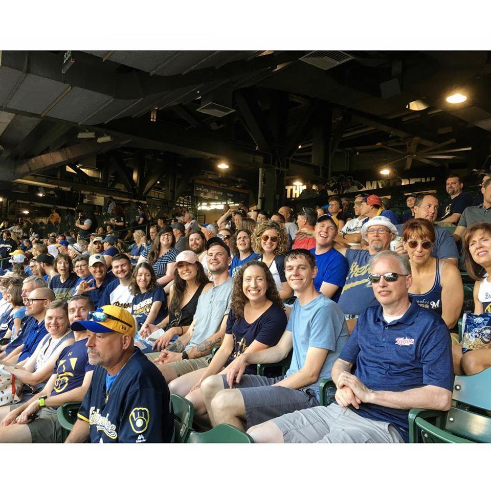First Brewer Game with the Woznick clan