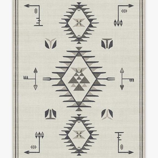 The Child Black & Cream Rug