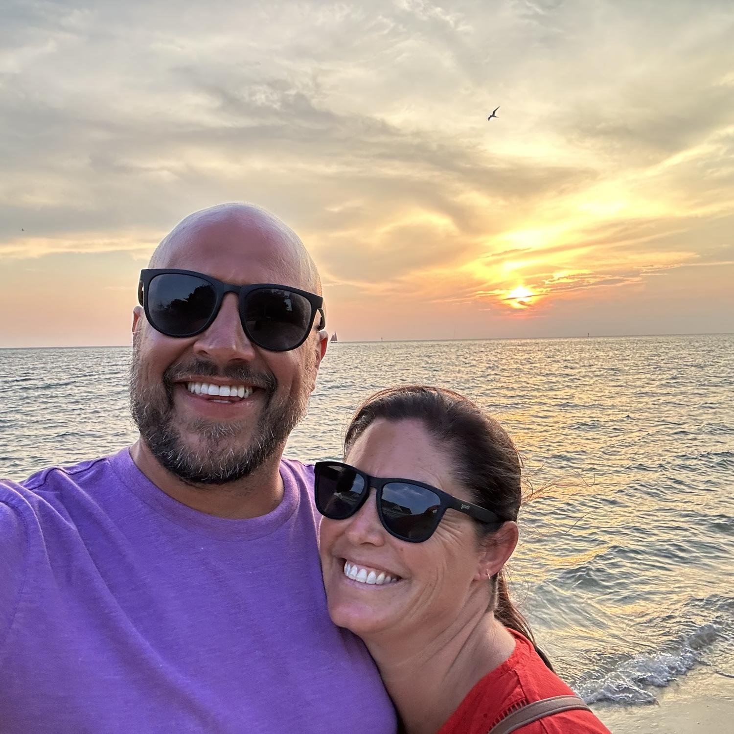 Beautiful sunset in Ocracoke NC