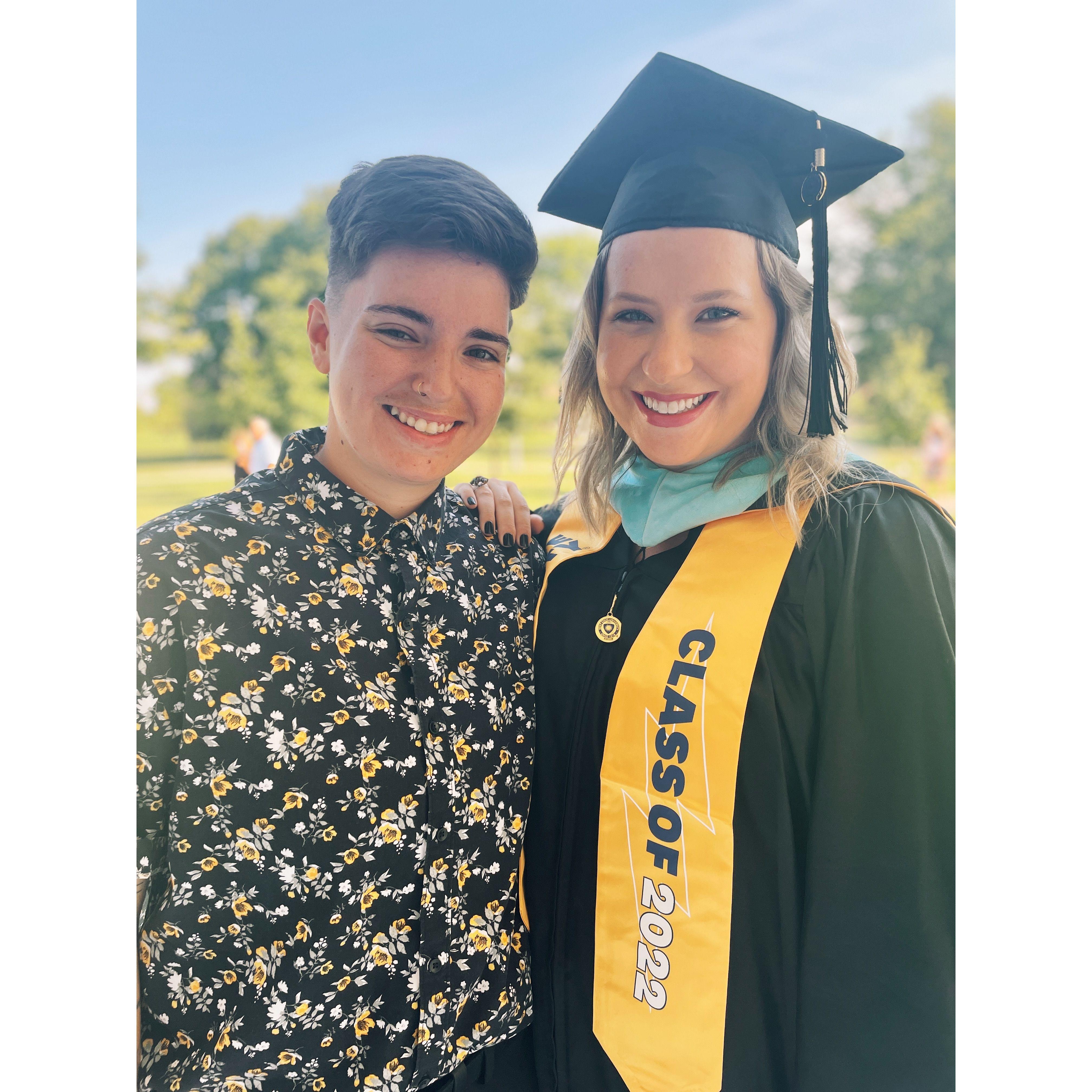 Paige supported Holly through the ups and downs of graduate school!