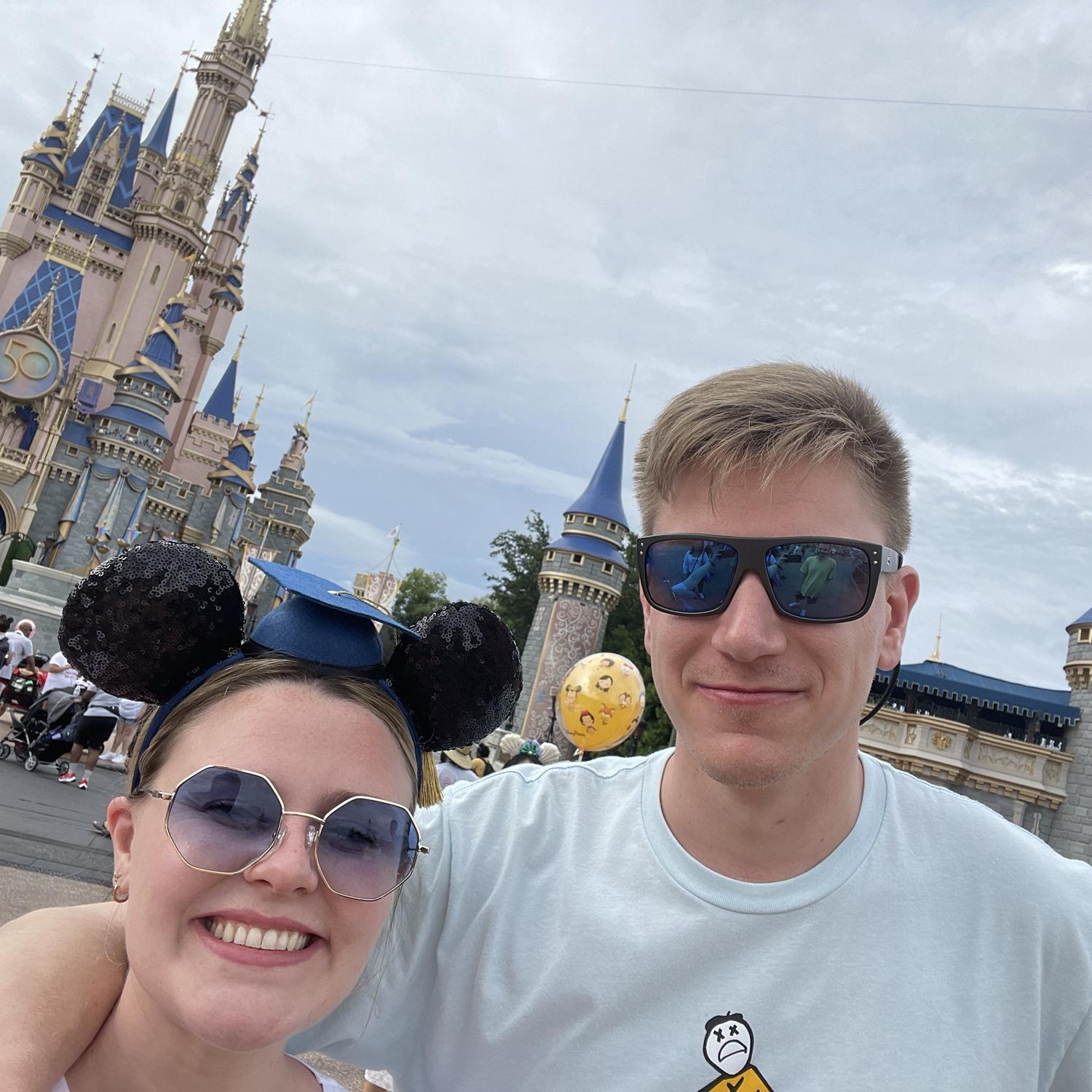 Took a family trip to Disney after Katie graduated from grad school!