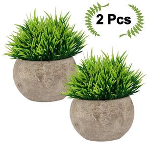 The Bloom Times Fake Plant for Bathroom/Home Decor, Small Artificial Faux Greenery for House Decorations (Potted Plants)
