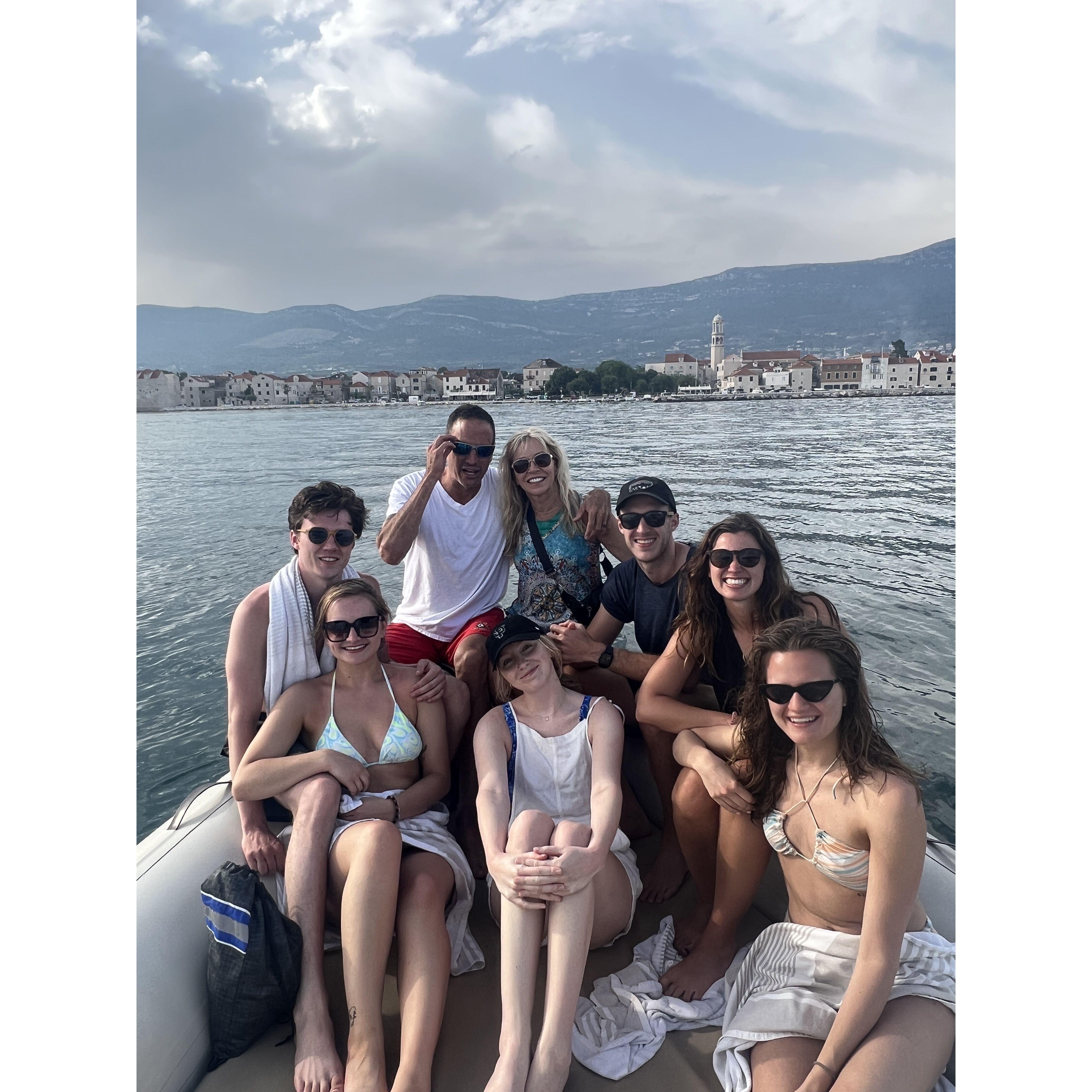 Family trip in Croatia