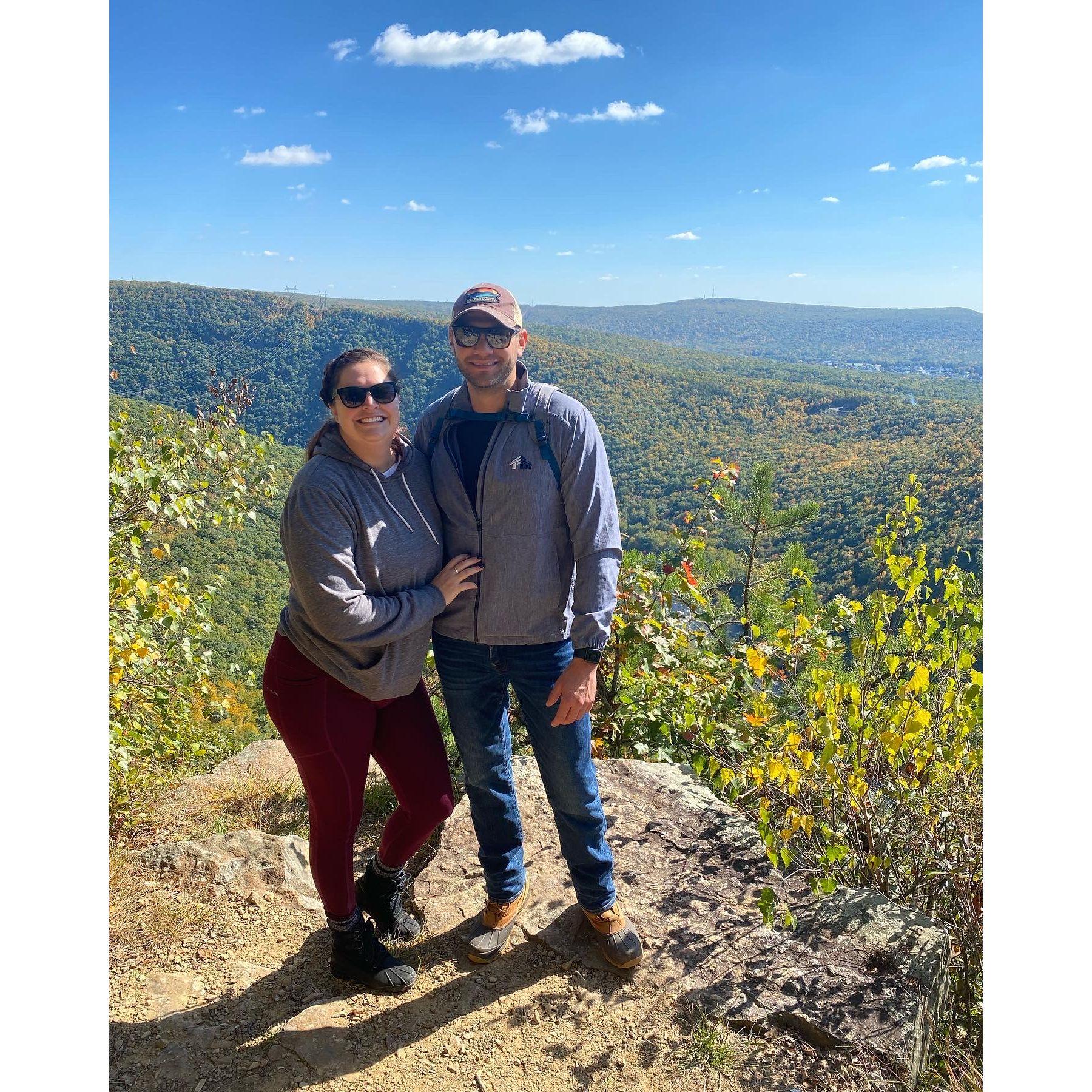 Hiking at Glen Onoko