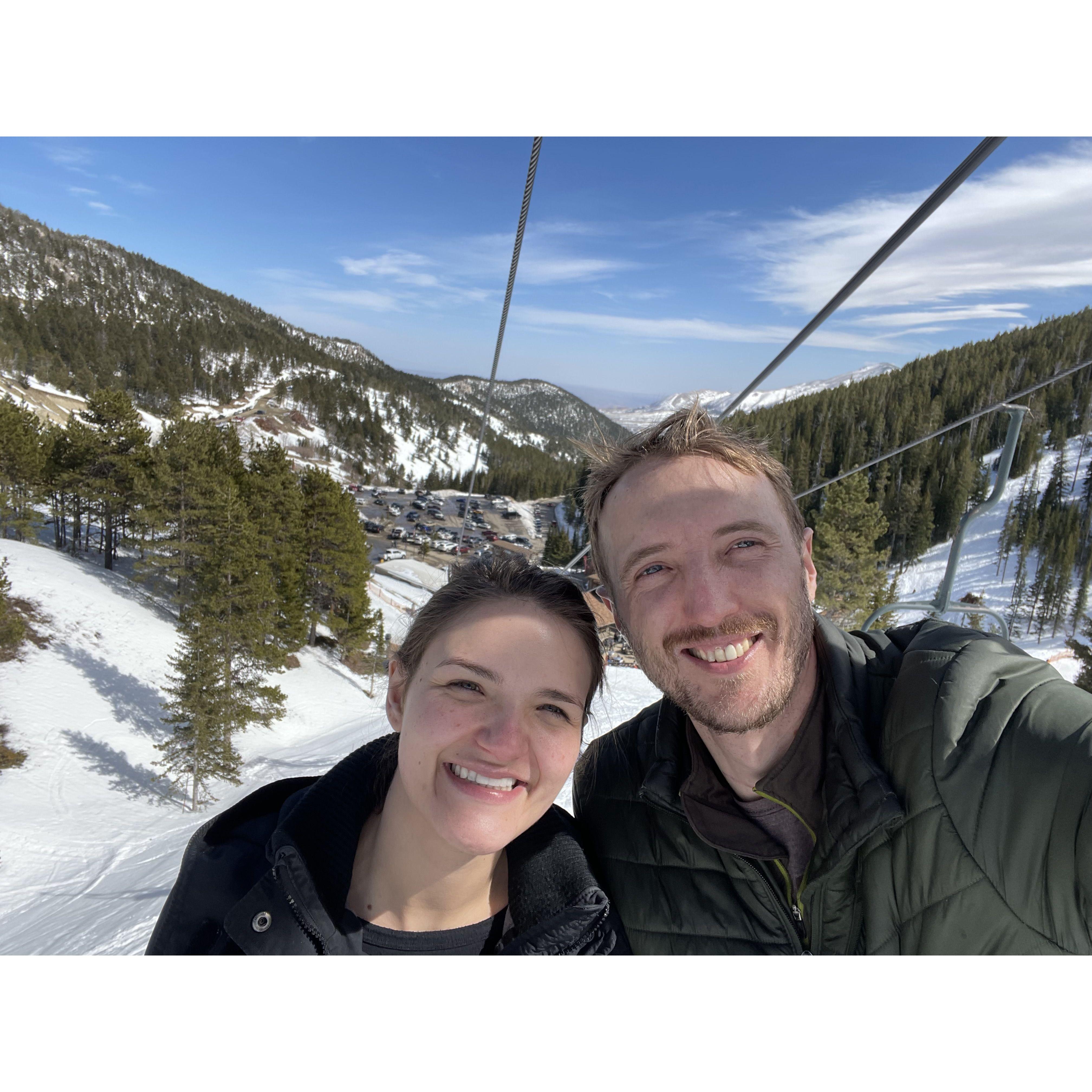 First snowboard trip