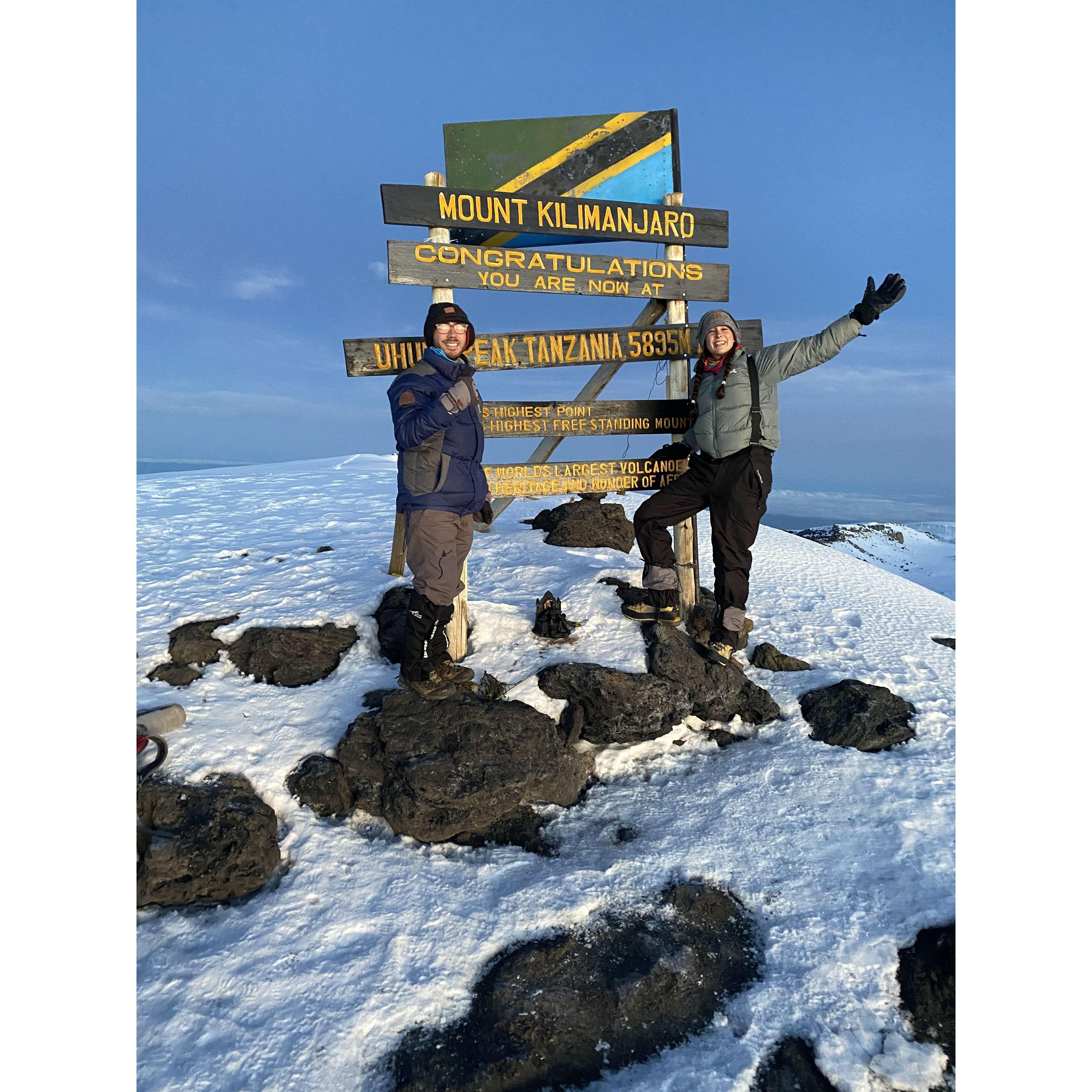 Mount Kilimanjaro, Top of Africa!