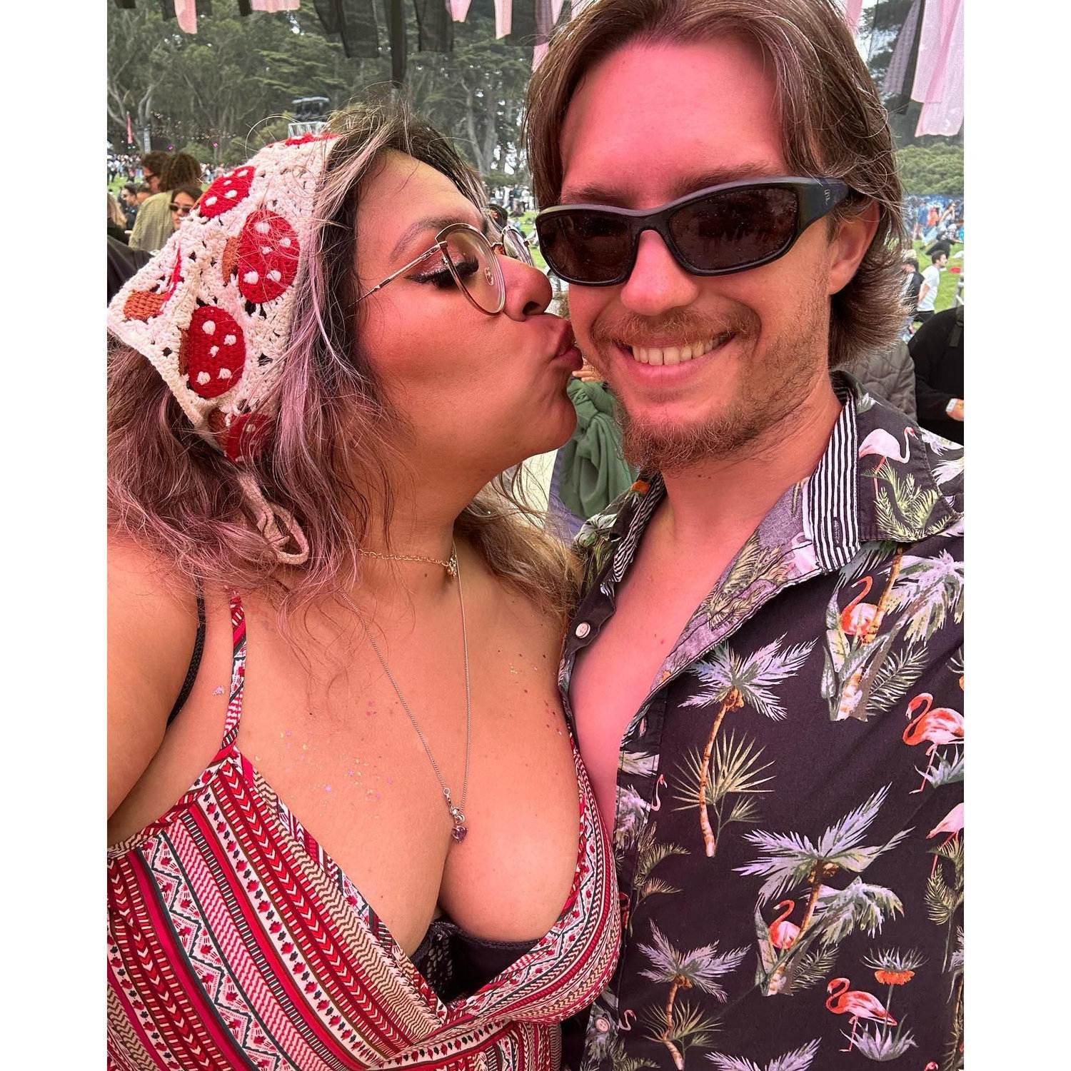 Our first music festival together, Outside Lands. The first of many more.