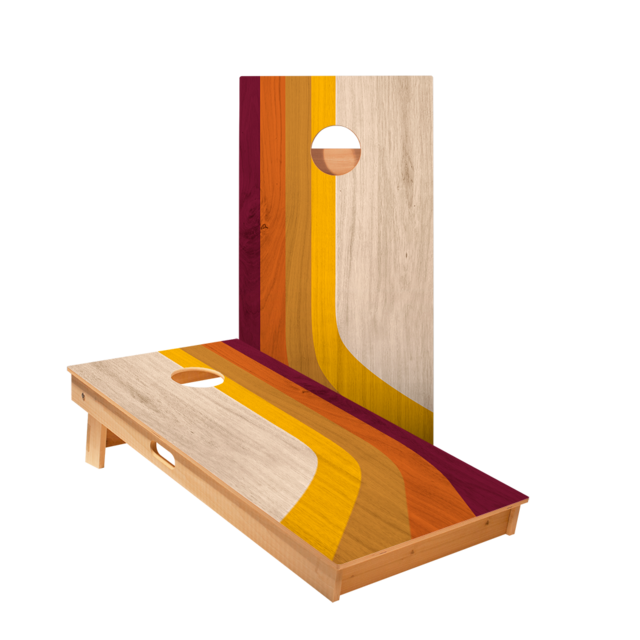 Star Swashed Stripes Professional Cornhole Boards