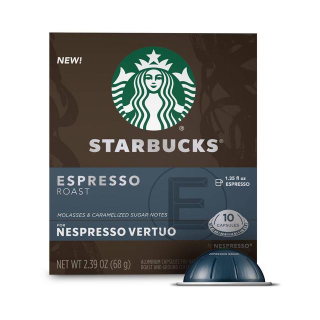 Starbucks by Nespresso Vertuo Line Espresso Roast Coffee - 10ct
