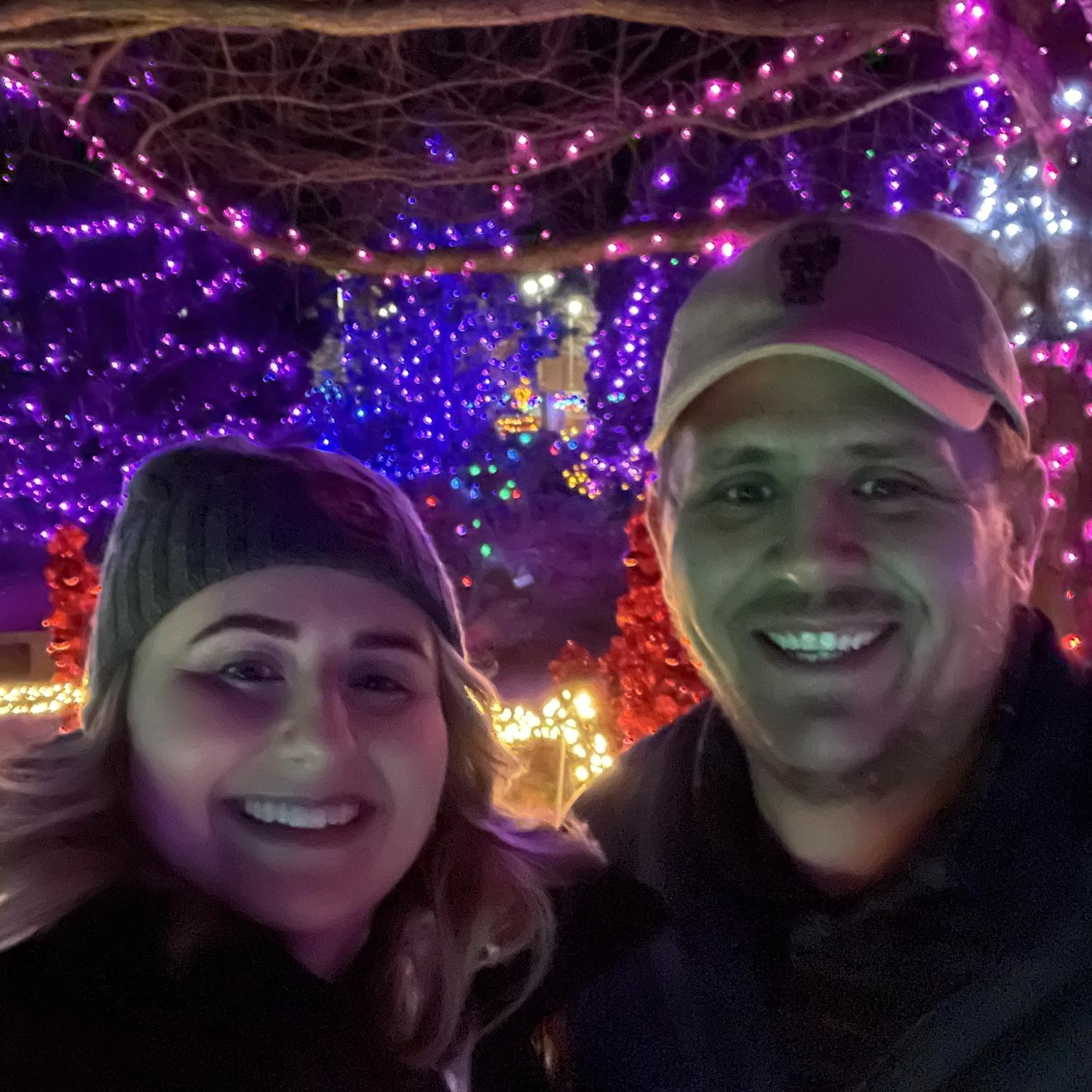 Botanical Garden Christmas lights.