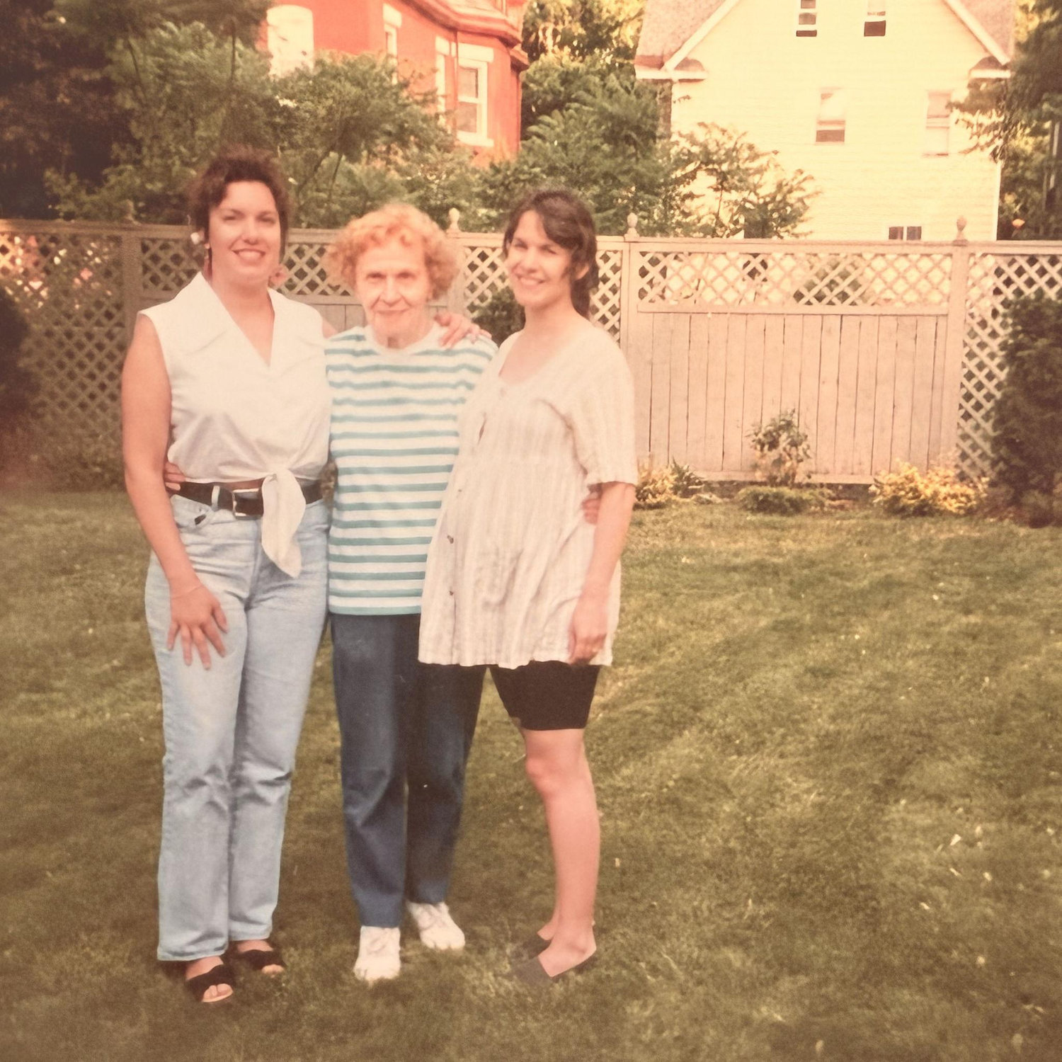 Susan, Virginia, Carolyn - 547 Backyard