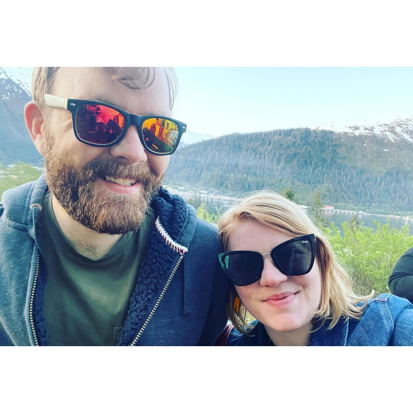 Looking very cool in sunglasses