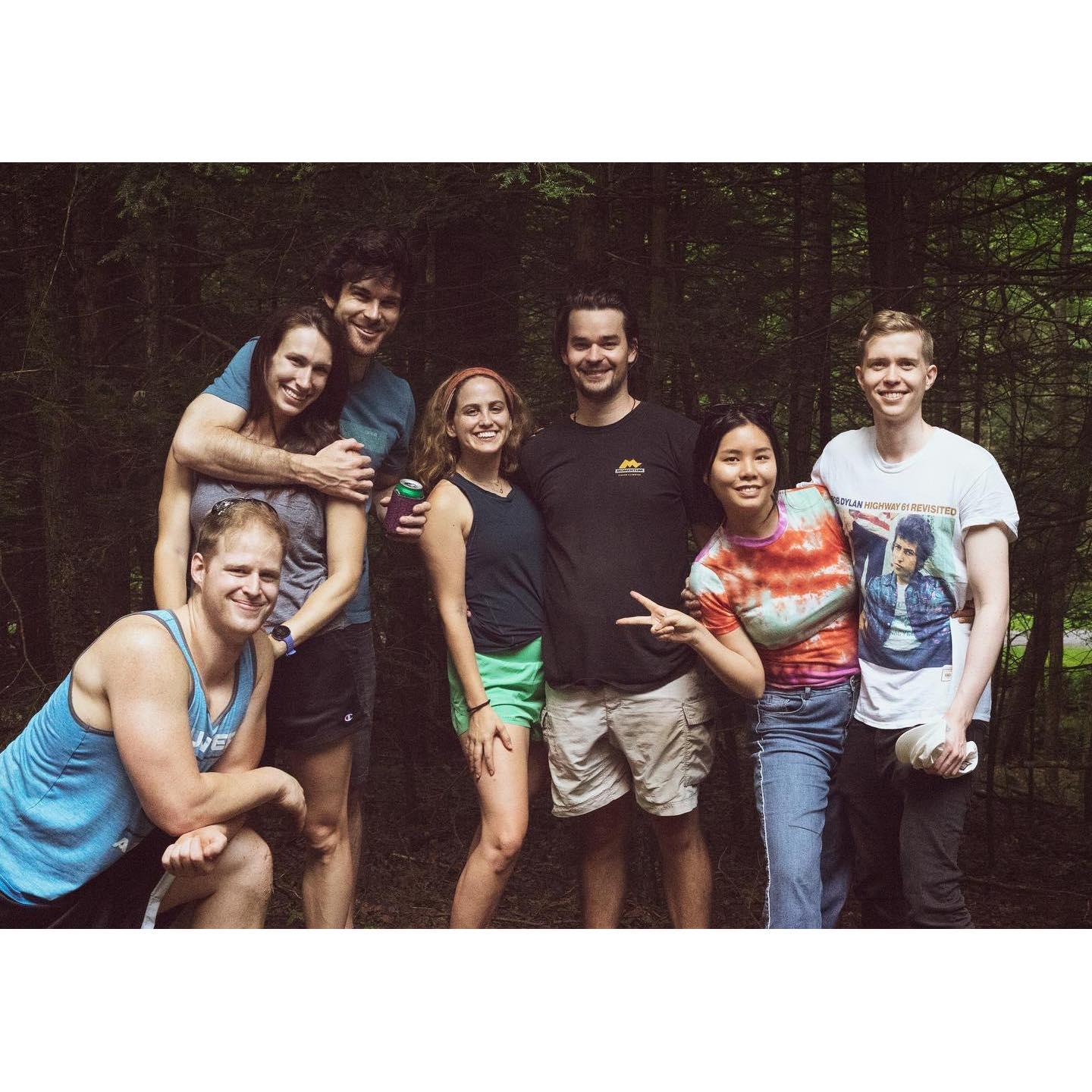 An iconic moment at Camp Bonnie Ree with some of the coolest people