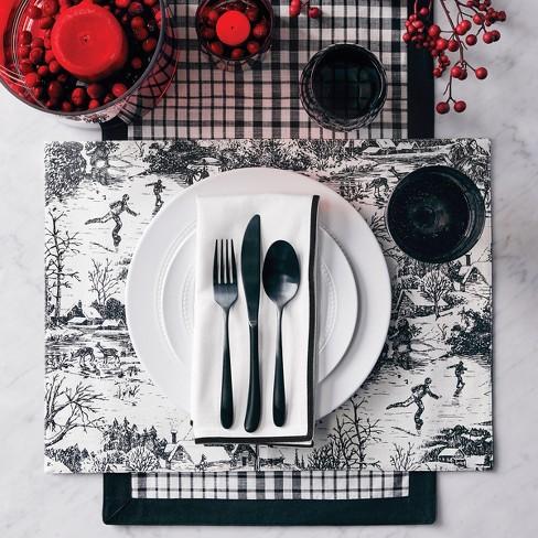 Kayden 5pc Silverware Set Black Matte Finish - Threshold™