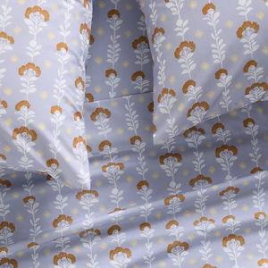 Anthropologie Organic Cotton Sateen Printed Pillowcase, Set of 2, King - Wildflower