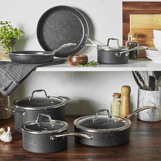 Capri Notte 10-Piece Aluminum Nonstick Cookware Set