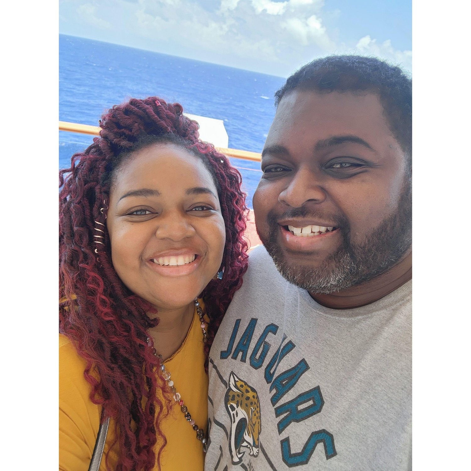 Happiest at sea!