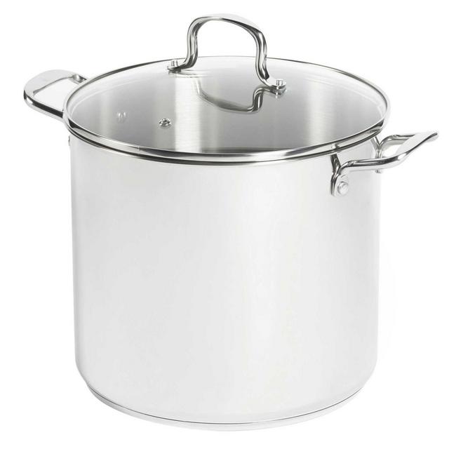 SALT™ 16 qt. Stainless Steel Covered Stock Pot