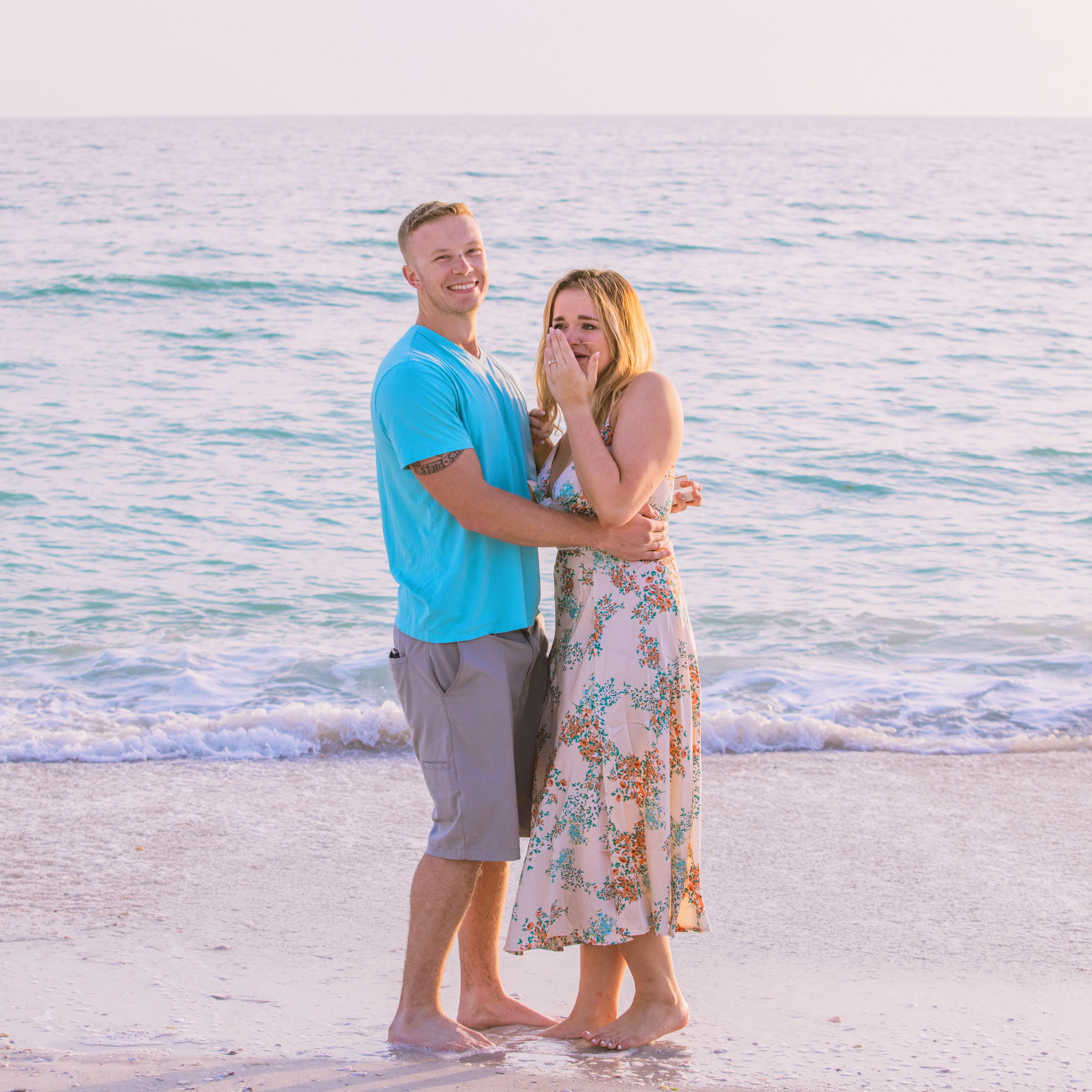 When Blake told Kaitlyn there was a photographer...