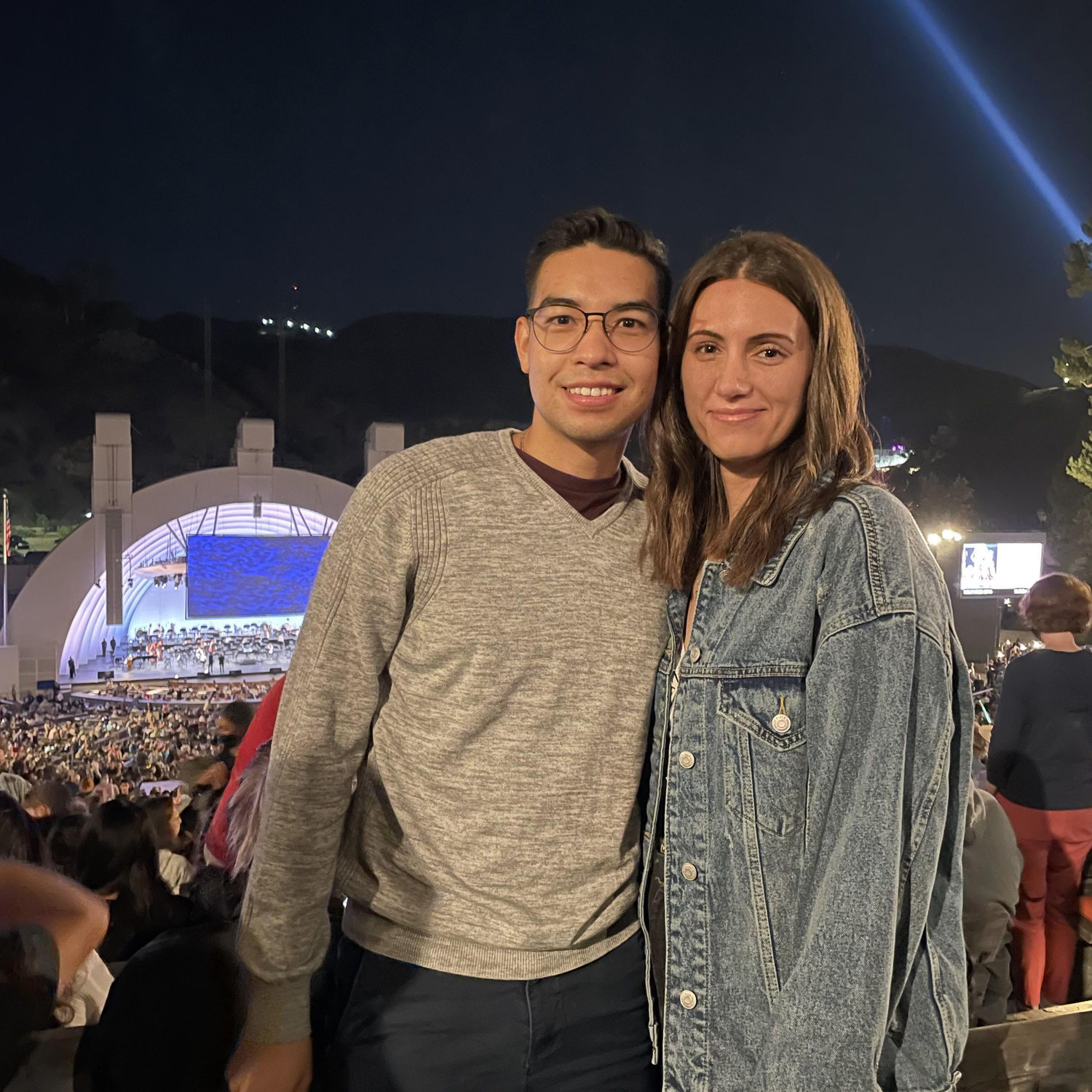 Our first Hollywood Bowl show! We saw John Williams. We're both huge nerds for film scores.