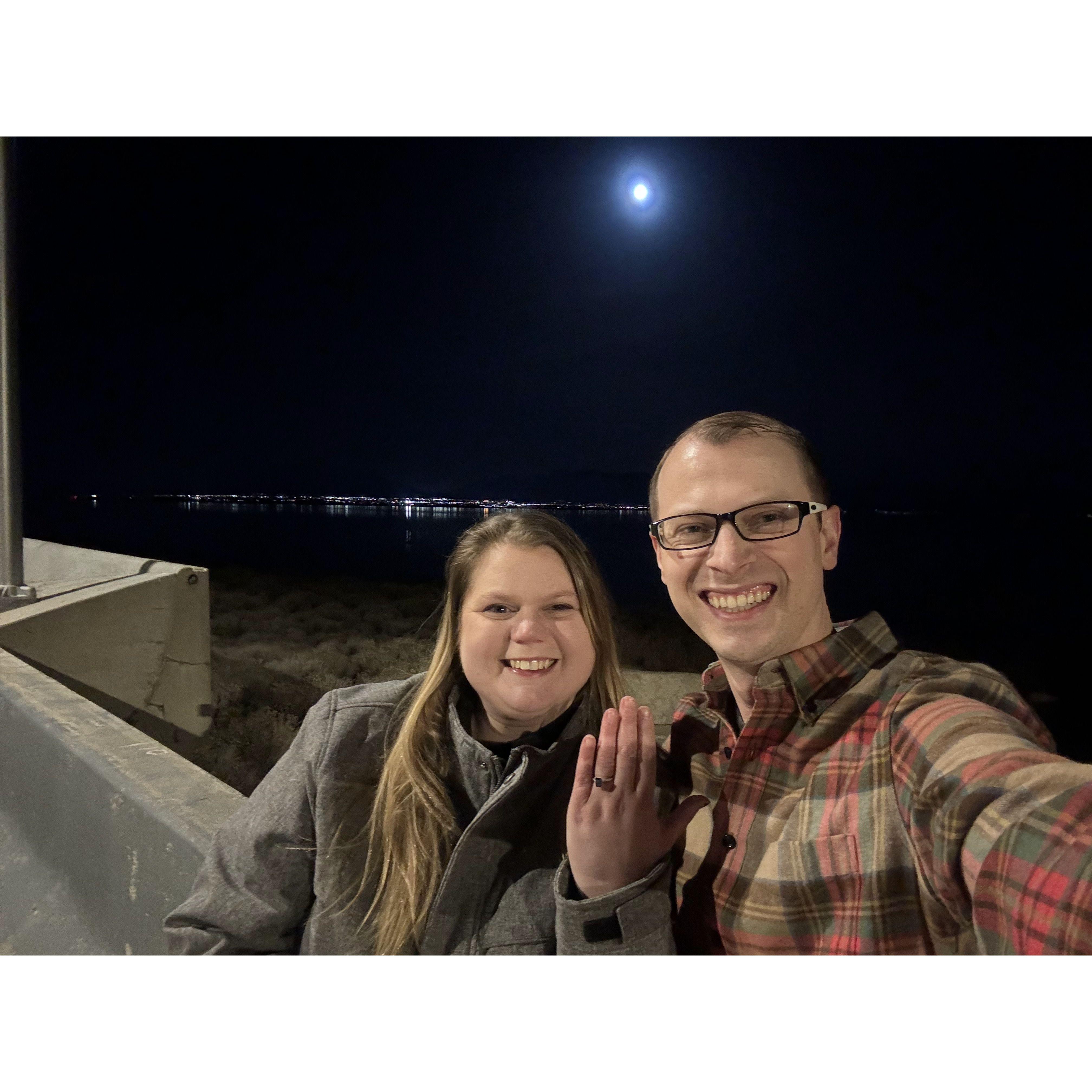 We got engaged!