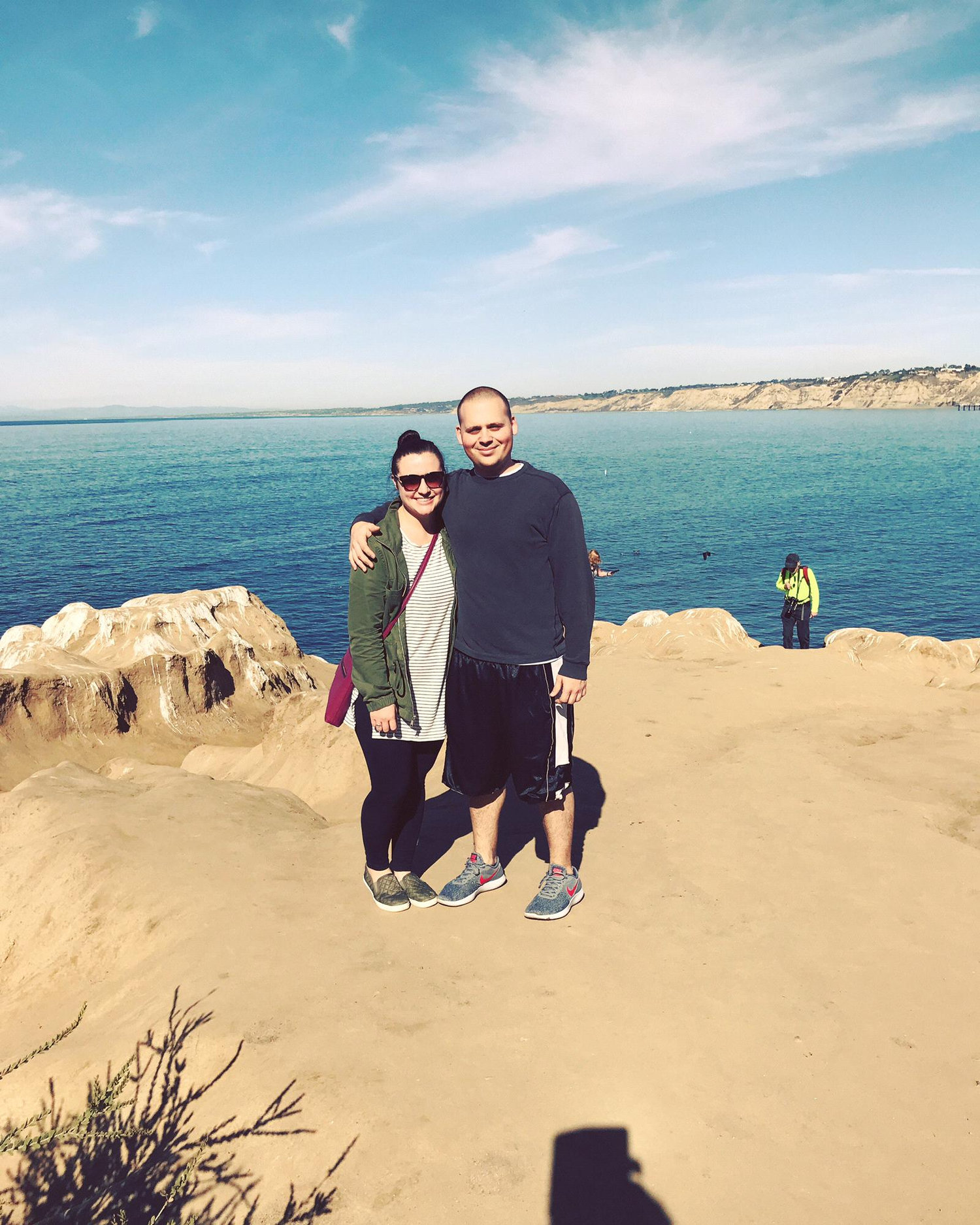 One of Danny’s visits to San Diego while Bridget was working there.