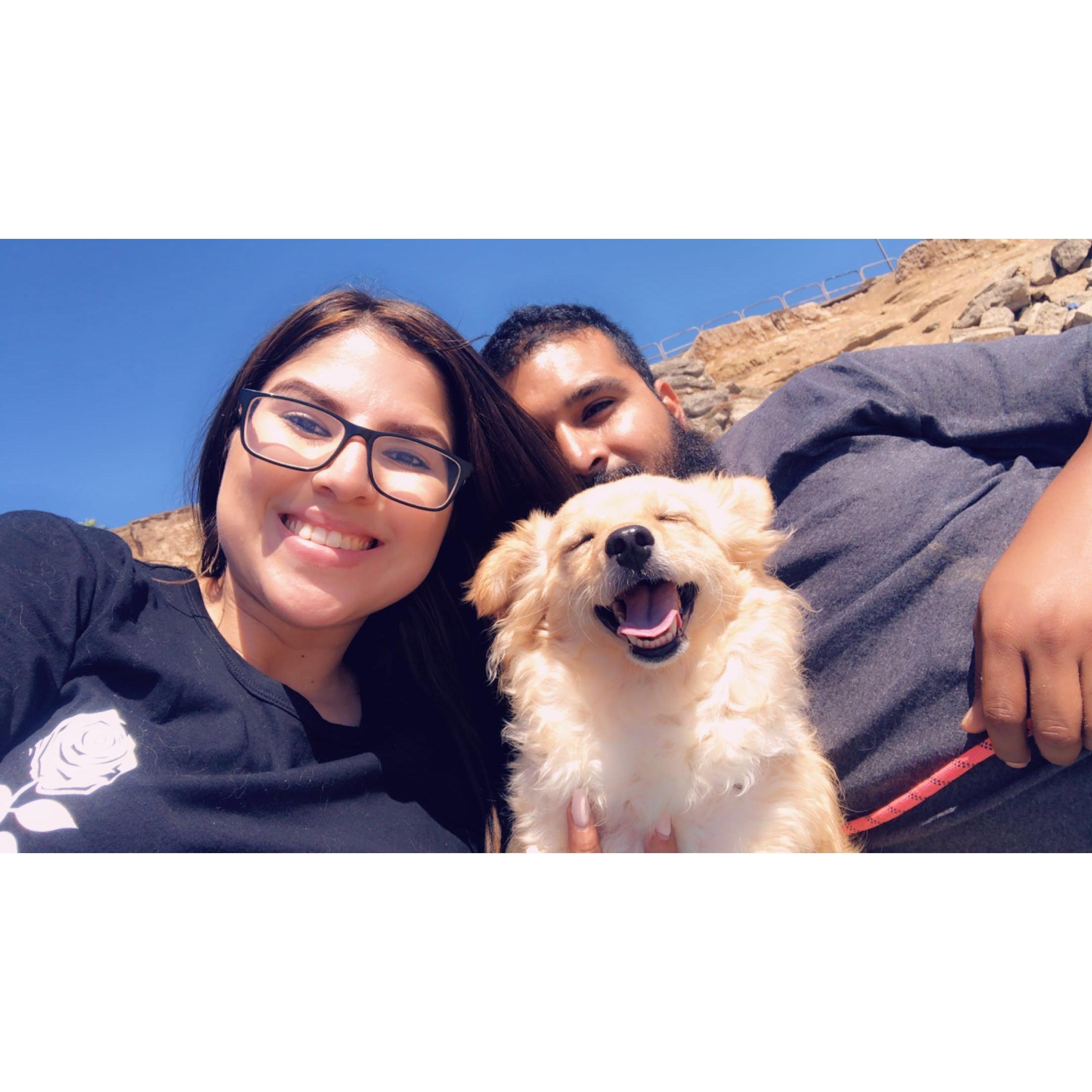 Some beach fun with our baby girl!