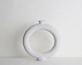 SAND TORUS VASE Donut Shaped Ikebana Vase