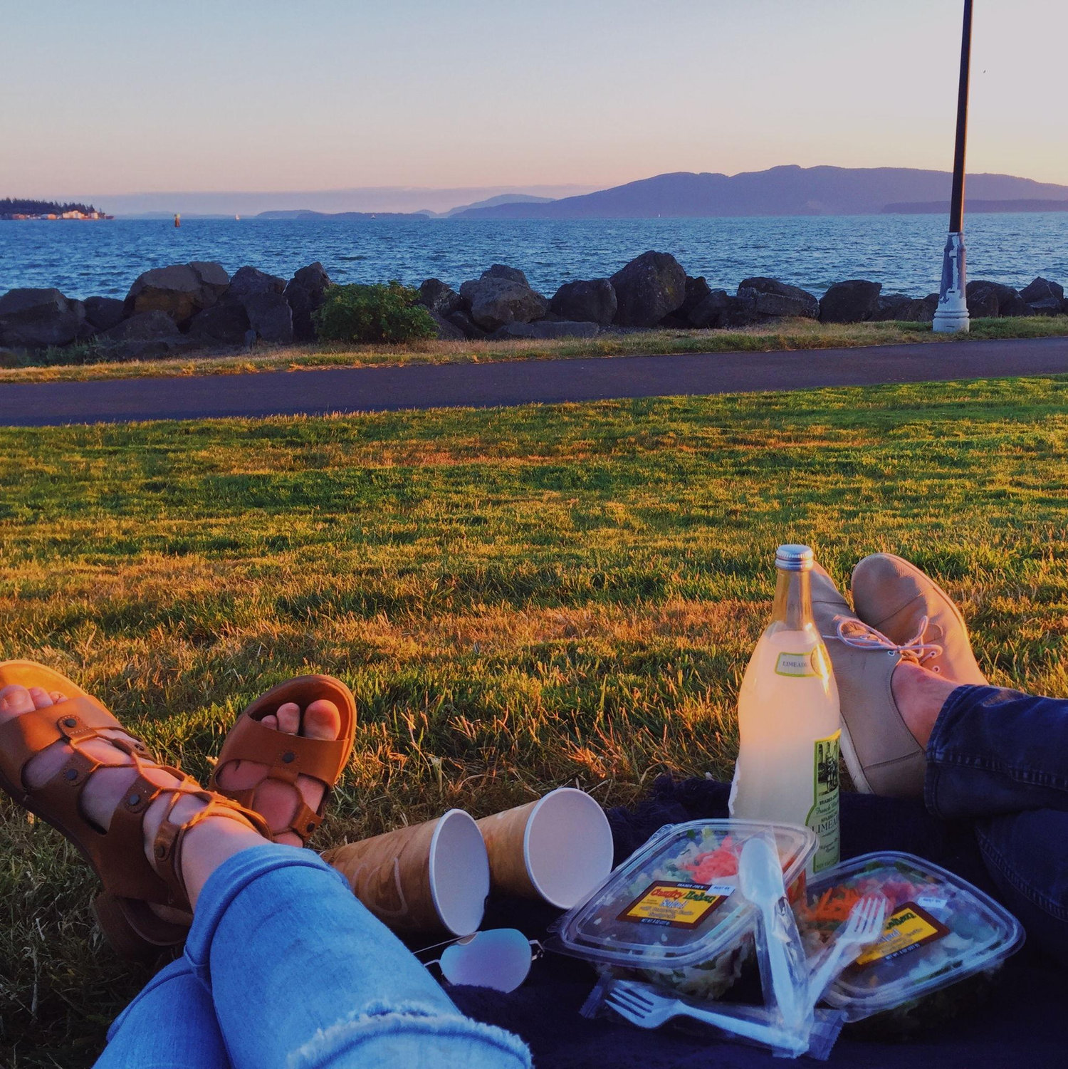 Our first date - Zuanich Point Park, July 13th, 2017.