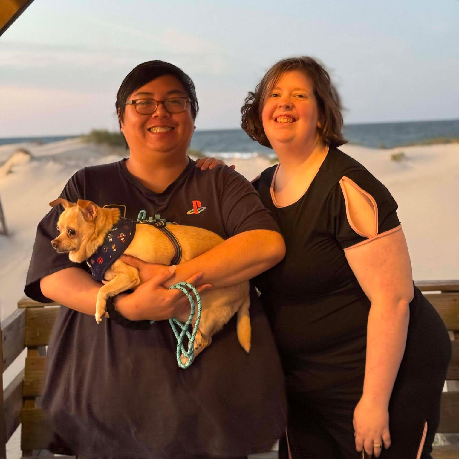 Family vacation at the beach