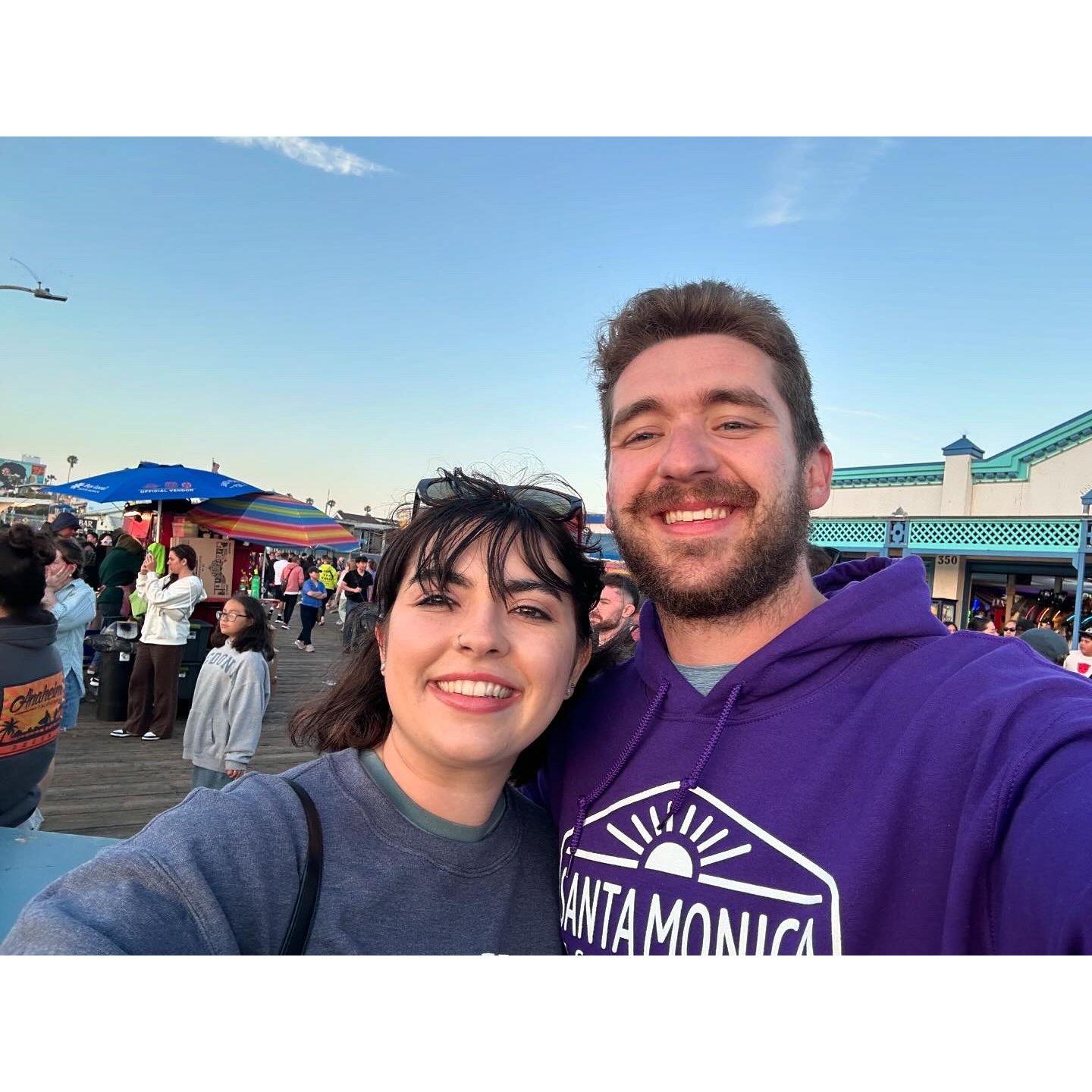 santa monica pier!