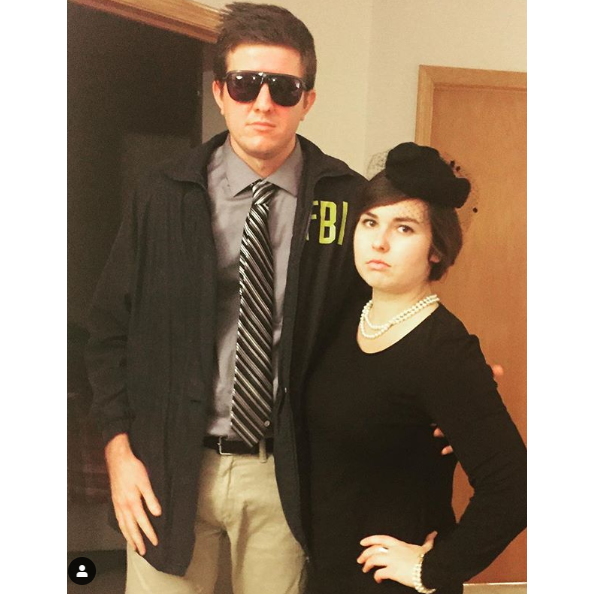 Our first Halloween together (and our best costume to date)