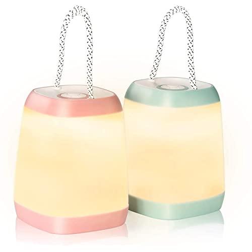HOKOILN LED Camping Light 2 Pack Portable LED Tent Lantern 3 Modes for Backpacking Camping Hiking Fishing Emergency Light Battery Powered Lamp for Outdoor and Indoor