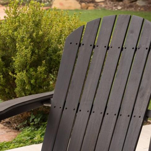 Malibu Acacia Wood Patio Adirondack Loveseat - Christopher Knight Home