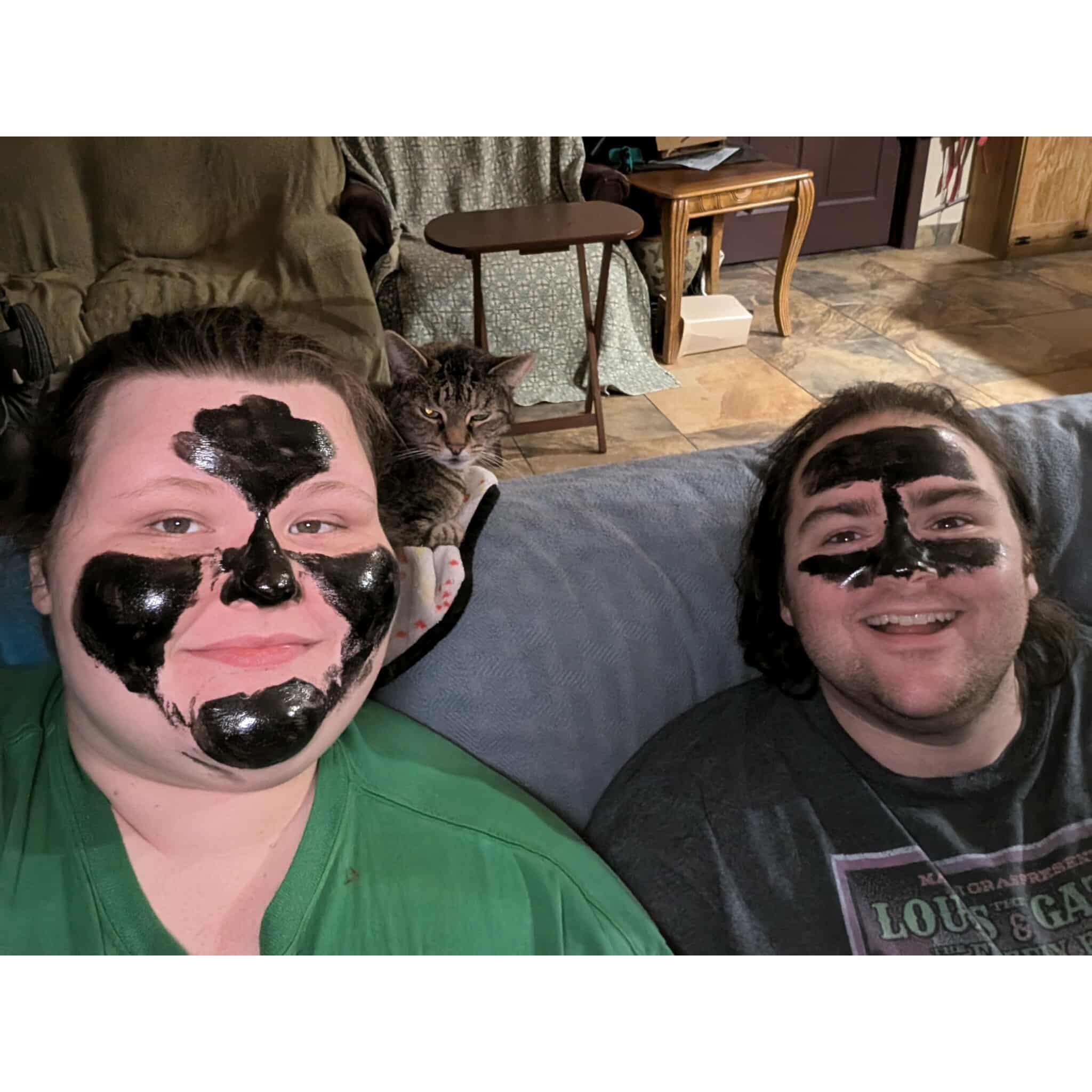 August 5, 2024 - Face masks featuring our cat Berlioz!