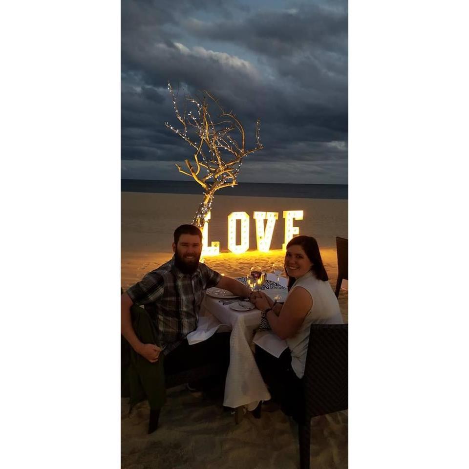 Right before Ian proposed!