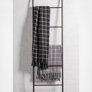 Checked Plaid Throw