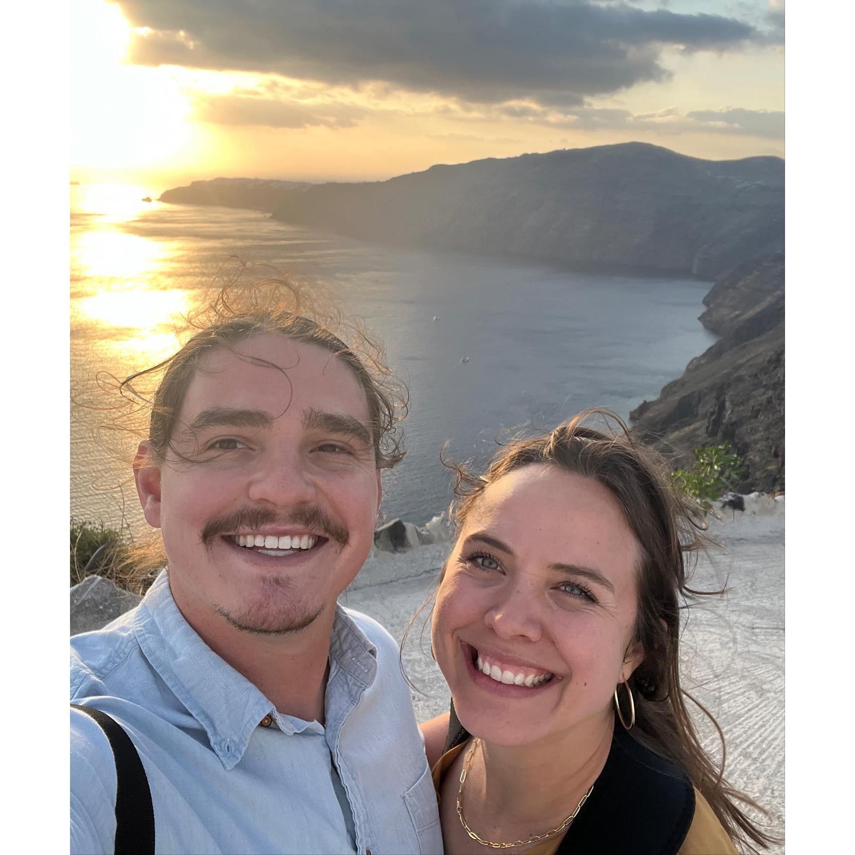 We got to photograph a wedding in Greece right after we got engaged and it felt like a mini honeymoon!