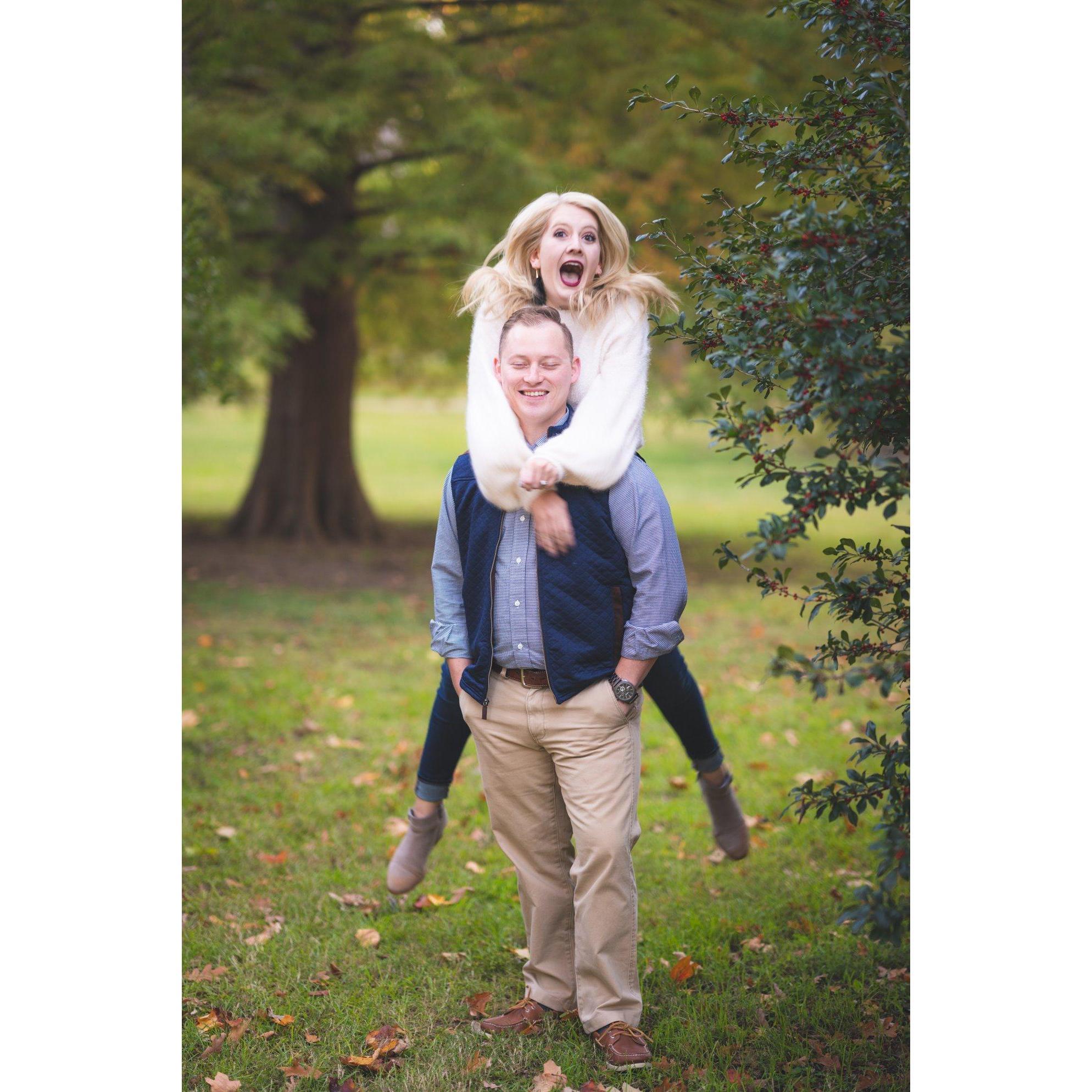 Goofy pictures are a must!