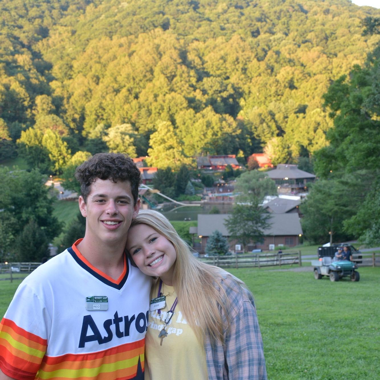 First picture together! At camp!