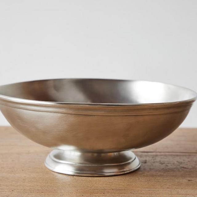 Match Pewter, Round Footed Centerpiece