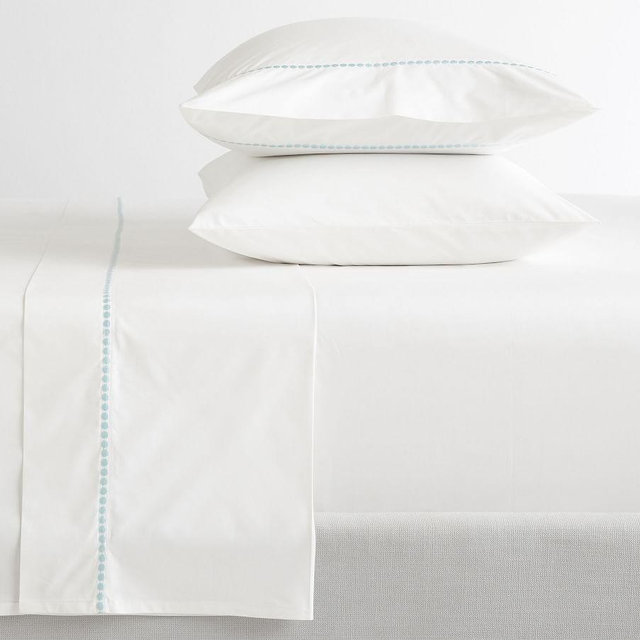 Sea Glass Pearl Organic Sheet Set, Queen