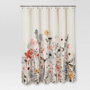Shower Curtain Floral Wave - Threshold™