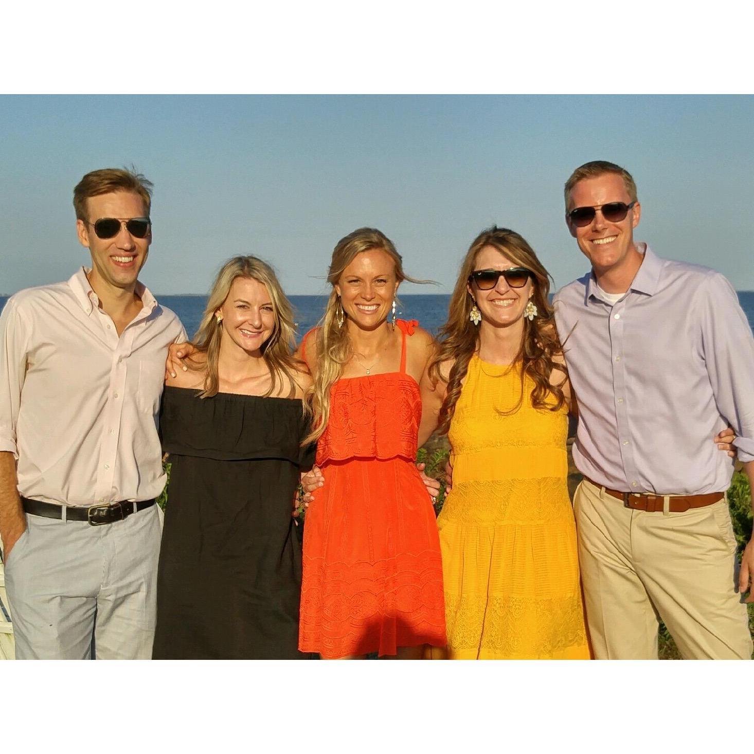At Danielle & Chris' rehearsal dinner in beautiful Little Compton!