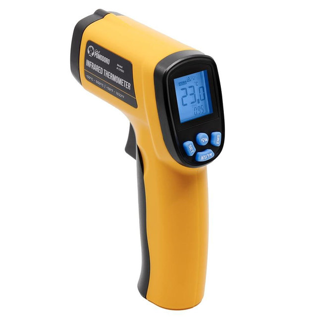 Chef Pomodoro Infrared Thermometer, Digital Thermometer for Cooking, Oven Thermometer, LCD Display, Food Thermometer Digital, Pizza Oven Thermometer for Kitchen & BBQ, -58℉～1022℉