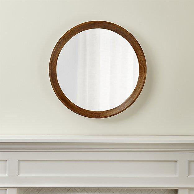 Crate and Barrel Anurhada Round Wall Mirror