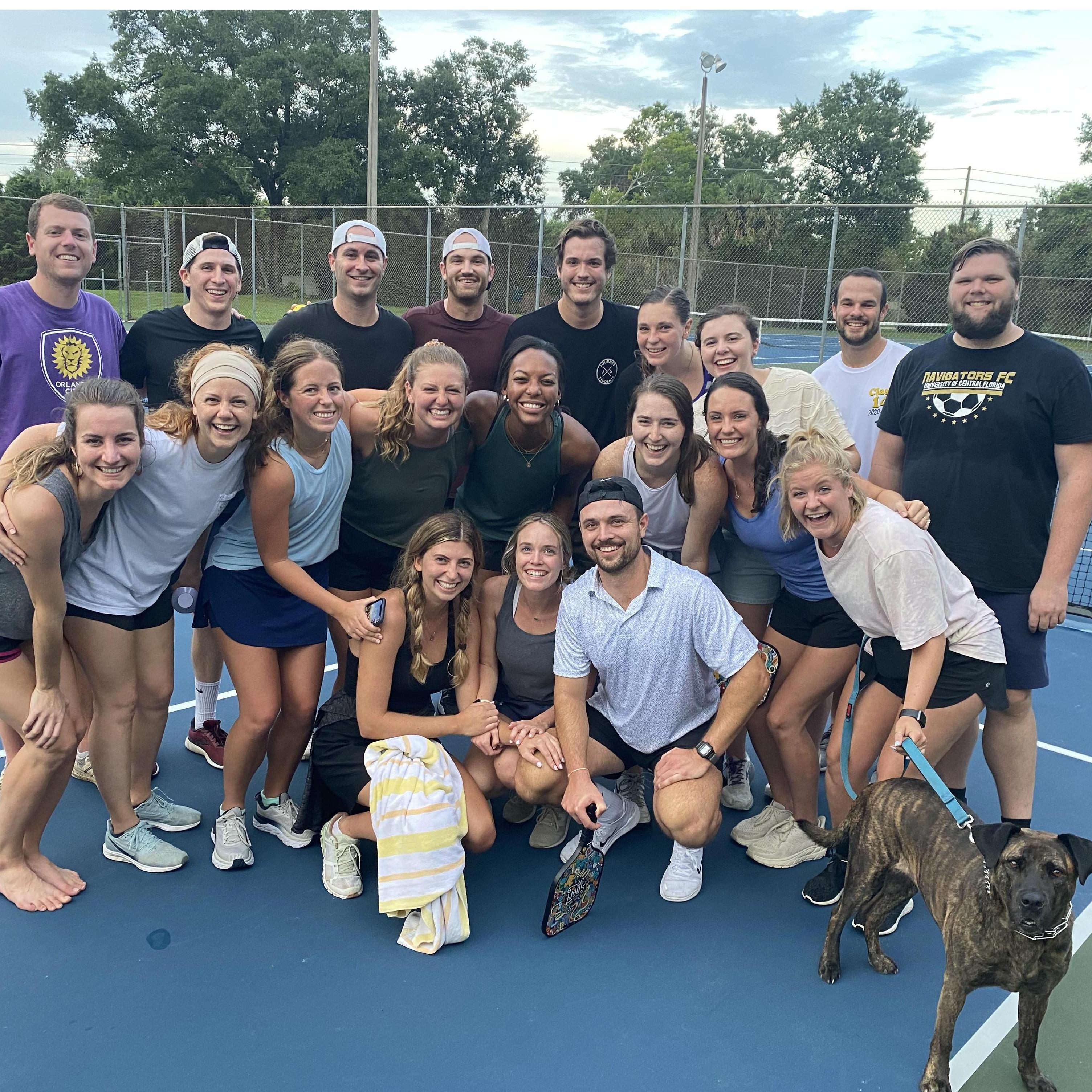 Nate's pickle ball birthday party!