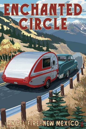 Angel Fire, New Mexico - Enchanted Circle - Fall Retro Camper